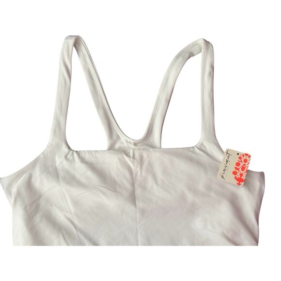 NWT Free People Movement Tennis Dress White Never Better Race Back Power-Mesh XL - Picture 2 of 9